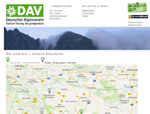 Tablet Screenshot of dav-erfurt.de